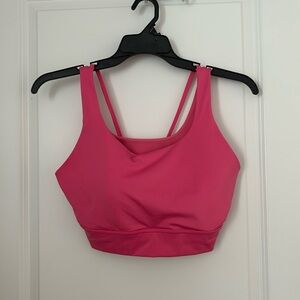 Pink Sports Bra